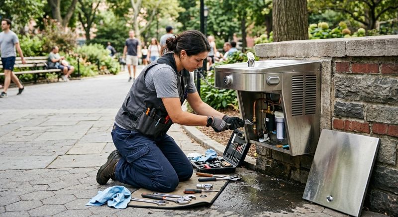 Fountain Water Leak Detection Service