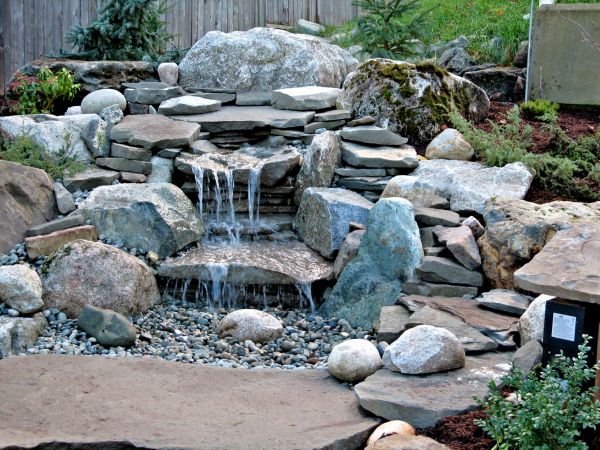 Pond Waterfall Construction